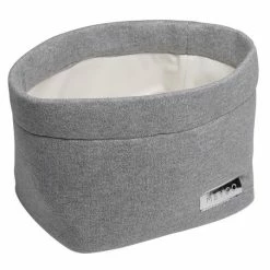 Best deal 🧨 Meyco Aufbewahrungskorb Medium 21 x 16 x 16 cm - Knit Basic - Grau 😍