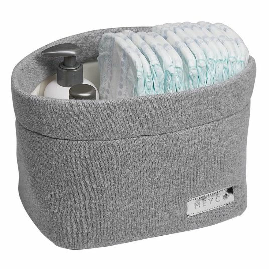 Best deal 𧨠Meyco Aufbewahrungskorb Medium 21 x 16 x 16 cm - Knit Basic - Grau π 2 Best deal 𧨠Meyco Aufbewahrungskorb Medium 21 x 16 x 16 cm - Knit Basic - Grau π - Image 2