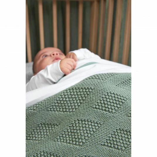 Best Pirce π Meyco Baumwoll-Decke 75 x 100 cm - Diamond - Forest Green π 3 Best Pirce π Meyco Baumwoll-Decke 75 x 100 cm - Diamond - Forest Green π - Image 3