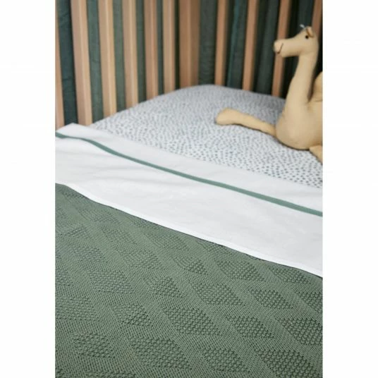 Best Pirce π Meyco Baumwoll-Decke 75 x 100 cm - Diamond - Forest Green π 4 Best Pirce π Meyco Baumwoll-Decke 75 x 100 cm - Diamond - Forest Green π - Image 4