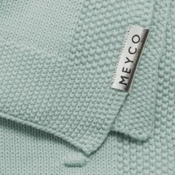 Promo 🧨 Meyco Baumwoll-Decke 75 x 100 cm - Knots - Grün 🎁 -Live & Sleep Sales meyco baumwoll decke 75 x 100 cm knots grun 2733053 d2