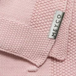 Discount 😀 Meyco Baumwoll-Decke 75 x 100 cm - Knots - Rosa 👍 -Live & Sleep Sales meyco baumwoll decke 75 x 100 cm knots rosa 2733052 d2