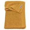 Deals 😍 Meyco Baumwoll-Decke 75 x 100 cm - Patentstrick - Honey Gold 🛒