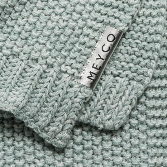 Cheap 🤩 Meyco Baumwoll-Decke 75 x 100 cm - Relief Mixed - Grün 🥰 3 Cheap 🤩 Meyco Baumwoll-Decke 75 x 100 cm - Relief Mixed - Grün 🥰 - Image 3