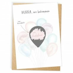 New π Mintkind Baby-Rubbelkarte - Schwangerschaft - Du wirst ein MΓ€dchen π€©