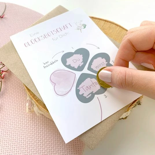 Brand new π Mintkind Baby-Rubbelkarte - Schwangerschaft - Du wirst Tante π― 2 Brand new π Mintkind Baby-Rubbelkarte - Schwangerschaft - Du wirst Tante π― - Image 2