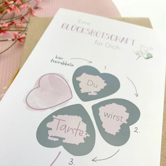 Brand new π Mintkind Baby-Rubbelkarte - Schwangerschaft - Du wirst Tante π― 3 Brand new π Mintkind Baby-Rubbelkarte - Schwangerschaft - Du wirst Tante π― - Image 3