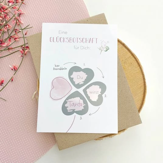 Brand new π Mintkind Baby-Rubbelkarte - Schwangerschaft - Du wirst Tante π― 4 Brand new π Mintkind Baby-Rubbelkarte - Schwangerschaft - Du wirst Tante π― - Image 4