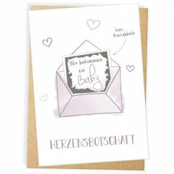 Coupon π Mintkind Baby-Rubbelkarte - Schwangerschaft - Wir bekommen ein Baby π