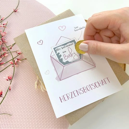 Coupon ๐ Mintkind Baby-Rubbelkarte - Schwangerschaft - Wir bekommen ein Baby ๐ 2 Coupon ๐ Mintkind Baby-Rubbelkarte - Schwangerschaft - Wir bekommen ein Baby ๐ - Image 2