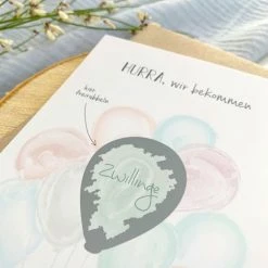 Discount ๐ Mintkind Baby-Rubbelkarte - Schwangerschaft - Wir bekommen Zwillinge ๐ 8 Discount ๐ Mintkind Baby-Rubbelkarte - Schwangerschaft - Wir bekommen Zwillinge ๐ -Live & Sleep Sales mintkind baby rubbelkarte schwangerschaft wir bekommen zwillinge pkr zwillinge d2