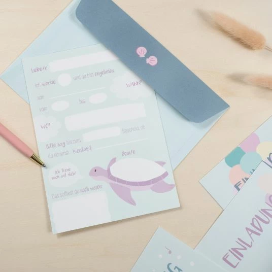 Brand new π Mintkind Einladungskarten Kindergeburtstag - Meerjungfrau π₯ 3 Brand new π Mintkind Einladungskarten Kindergeburtstag - Meerjungfrau π₯ - Image 3