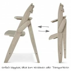 Best Pirce ⭐ Moji Hochstuhl Yippy Trunk - flach klappbar, mitwachsend, Vollholz - Cashmere 😍 -Live & Sleep Sales moji hochstuhl yippy trunk flach klappbar mitwachsend vollholz cashmere 12003302210 d2