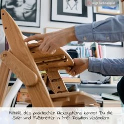 Best Pirce ⭐ Moji Hochstuhl Yippy Trunk - flach klappbar, mitwachsend, Vollholz - Cashmere 😍 -Live & Sleep Sales moji hochstuhl yippy trunk flach klappbar mitwachsend vollholz cashmere 12003302210 d5