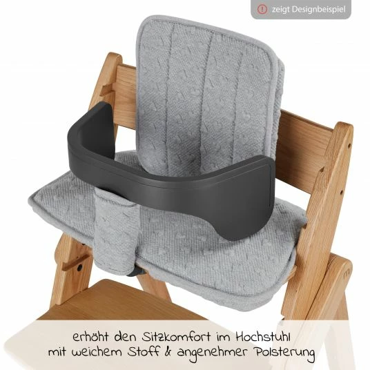 Cheap 👍 Moji Kissen Set (Bezüge für Schutzbügel, Rückenlehne und Sitz) für Yippy Hochstuhl - Heart 😀 2 Cheap 👍 Moji Kissen Set (Bezüge für Schutzbügel, Rückenlehne und Sitz) für Yippy Hochstuhl - Heart 😀 - Image 2