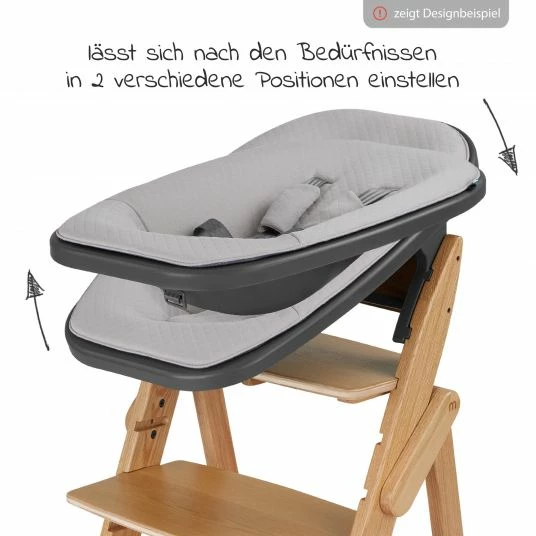 Deals 🌟 Moji Neugeborenenaufsatz inkl. Bezug, Matratze, Gurtsystem für Yippy Hochstuhl - Birch 👏 5 Deals 🌟 Moji Neugeborenenaufsatz inkl. Bezug, Matratze, Gurtsystem für Yippy Hochstuhl - Birch 👏 - Image 5