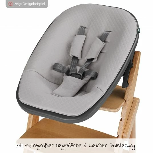 Deals 🌟 Moji Neugeborenenaufsatz inkl. Bezug, Matratze, Gurtsystem für Yippy Hochstuhl - Birch 👏 6 Deals 🌟 Moji Neugeborenenaufsatz inkl. Bezug, Matratze, Gurtsystem für Yippy Hochstuhl - Birch 👏 - Image 6