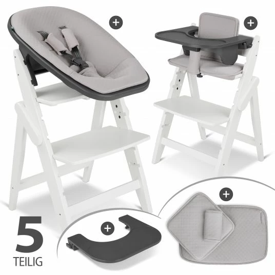 Cheap βοΈ Moji Yippy Newborn Set (5-tlg.) Hochstuhl + Neugeborenen Aufsatz + Sitzkissen + Starter-Set + Tisch & Essbrett - Snow π₯ 1 Cheap βοΈ Moji Yippy Newborn Set (5-tlg.) Hochstuhl + Neugeborenen Aufsatz + Sitzkissen + Starter-Set + Tisch & Essbrett - Snow π₯