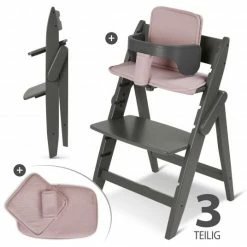 Top 10 🔔 Moji Yippy Starter Set (3-tlg.) Hochstuhl + Sitzkissen + Starter Set (klappbar & mitwachsend) - Cloud 👍