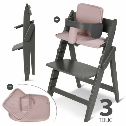 Top 10 π Moji Yippy Starter Set (3-tlg.) Hochstuhl + Sitzkissen + Starter Set (klappbar & mitwachsend) - Cloud π 1 Top 10 π Moji Yippy Starter Set (3-tlg.) Hochstuhl + Sitzkissen + Starter Set (klappbar & mitwachsend) - Cloud π