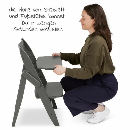 Top 10 π Moji Yippy Starter Set (3-tlg.) Hochstuhl + Sitzkissen + Starter Set (klappbar & mitwachsend) - Cloud π 6 Top 10 π Moji Yippy Starter Set (3-tlg.) Hochstuhl + Sitzkissen + Starter Set (klappbar & mitwachsend) - Cloud π - Image 6