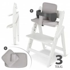 Wholesale 🌟 Moji Yippy Starter Set (3-tlg.) Hochstuhl + Sitzkissen + Starter Set (klappbar & mitwachsend) - Snow 👏