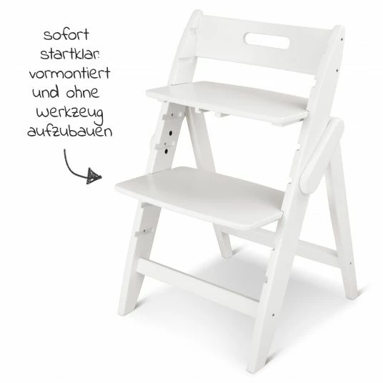 Wholesale ๐ Moji Yippy Starter Set (3-tlg.) Hochstuhl + Sitzkissen + Starter Set (klappbar & mitwachsend) - Snow ๐ 4 Wholesale ๐ Moji Yippy Starter Set (3-tlg.) Hochstuhl + Sitzkissen + Starter Set (klappbar & mitwachsend) - Snow ๐ - Image 4