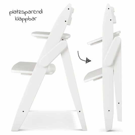 Wholesale ๐ Moji Yippy Starter Set (3-tlg.) Hochstuhl + Sitzkissen + Starter Set (klappbar & mitwachsend) - Snow ๐ 5 Wholesale ๐ Moji Yippy Starter Set (3-tlg.) Hochstuhl + Sitzkissen + Starter Set (klappbar & mitwachsend) - Snow ๐ - Image 5