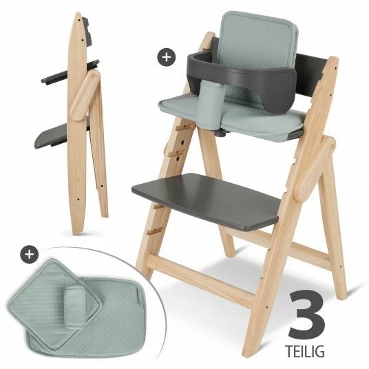 Budget 👏 Moji Yippy Starter Set (3-tlg.) Hochstuhl + Sitzkissen + Starter Set (klappbar & mitwachsend) - Stone 😍 1 Budget 👏 Moji Yippy Starter Set (3-tlg.) Hochstuhl + Sitzkissen + Starter Set (klappbar & mitwachsend) - Stone 😍