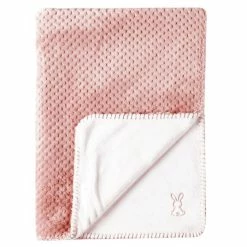 Flash Sale β Nattou Babydecke Super Soft - Hase Lapidou 75 x 100 cm - Old Pink White π₯