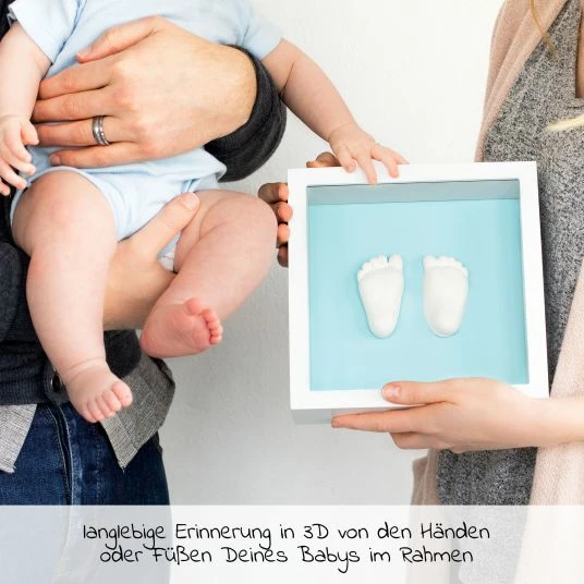 Best Pirce ✔️ Pearhead Gipsabdruck-Set 3D mit Rahmen - Weiß ⌛ 5 Best Pirce ✔️ Pearhead Gipsabdruck-Set 3D mit Rahmen - Weiß ⌛ - Image 5