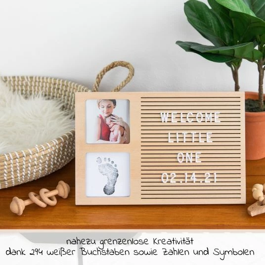 Brand new ❤️ Pearhead Letterboard Bilderrahmen - Holz 👍 4 Brand new ❤️ Pearhead Letterboard Bilderrahmen - Holz 👍 - Image 4