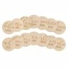 Flash Sale 💯 Pearhead Meilenstein Karten aus Holz - rund ❤️