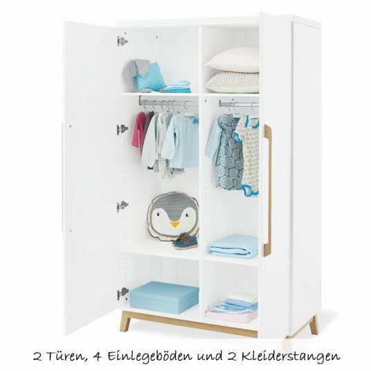 New ⭐ Pinolino Kleiderschrank Riva ⭐ 2 New ⭐ Pinolino Kleiderschrank Riva ⭐ - Image 2