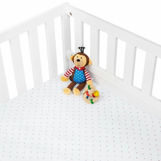 Flash Sale 🎉 Pinolino Spannbetttuch für Beistellbett & Wiege - 2er Pack 40 x 70 / 55 x 90 cm - Sternchen - Rosa 👏 2 Flash Sale 🎉 Pinolino Spannbetttuch für Beistellbett & Wiege - 2er Pack 40 x 70 / 55 x 90 cm - Sternchen - Rosa 👏 - Image 2