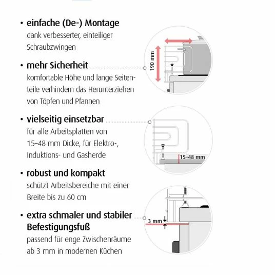 Top 10 π Reer Stove guard stainless steel - silver π 2 Top 10 π Reer Stove guard stainless steel - silver π - Image 2