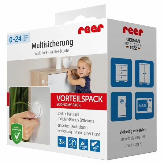 Promo 🎉 Reer Multi-Sicherung 3er Pack - Weiß ✨ 5 Promo 🎉 Reer Multi-Sicherung 3er Pack - Weiß ✨ - Image 5