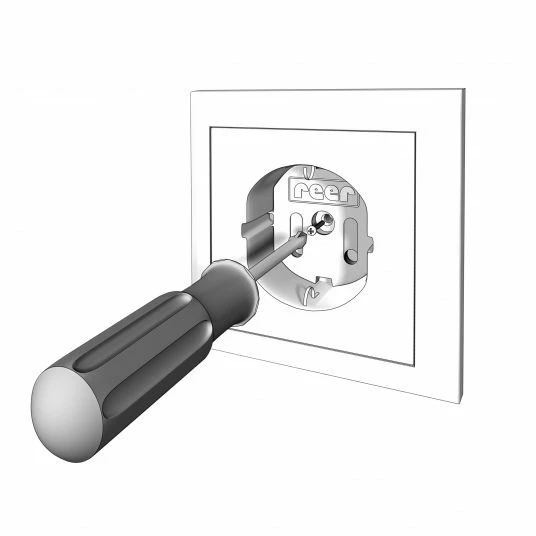 Best Pirce 🥰 Reer Steckdosenschutz 20er Pack zum Schrauben - Weiß 💯 2 Best Pirce 🥰 Reer Steckdosenschutz 20er Pack zum Schrauben - Weiß 💯 - Image 2