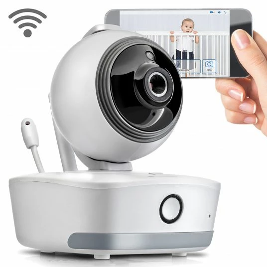 Promo ⌛ Reer Video-Babyphone IP BabyCam Move - Weiß / Grau 🔥 1 Promo ⌛ Reer Video-Babyphone IP BabyCam Move - Weiß / Grau 🔥