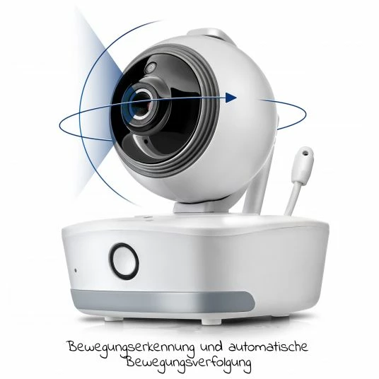 Promo ⌛ Reer Video-Babyphone IP BabyCam Move - Weiß / Grau 🔥 2 Promo ⌛ Reer Video-Babyphone IP BabyCam Move - Weiß / Grau 🔥 - Image 2