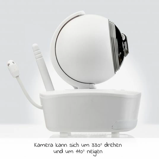 Promo ⌛ Reer Video-Babyphone IP BabyCam Move - Weiß / Grau 🔥 3 Promo ⌛ Reer Video-Babyphone IP BabyCam Move - Weiß / Grau 🔥 - Image 3