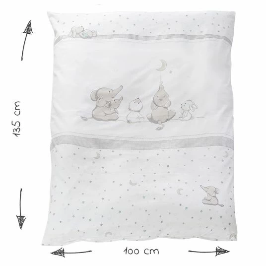 Best Sale ⌛ Roba 2-tlg. Bettwäsche 100 x 135 cm / 40 x 60 cm - Sternenzauber - Weiß 🧨 3 Best Sale ⌛ Roba 2-tlg. Bettwäsche 100 x 135 cm / 40 x 60 cm - Sternenzauber - Weiß 🧨 - Image 3