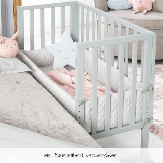 Discount π Roba 3in1 Stubenbett Beistellbett, Bank & Matratze & Nestchen Roba Style - Silbergrau - Taupe π 3 Discount π Roba 3in1 Stubenbett Beistellbett, Bank & Matratze & Nestchen Roba Style - Silbergrau - Taupe π - Image 3