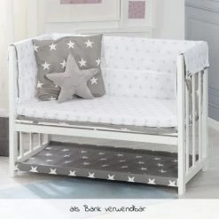 Flash Sale 🤩 Roba 3in1 Stubenbett Beistellbett, Bank & Textile-Ausstattung - Little Stars - Weiß 👍 10 Flash Sale 🤩 Roba 3in1 Stubenbett Beistellbett, Bank & Textile-Ausstattung - Little Stars - Weiß 👍 -Live & Sleep Sales roba 3in1 stubenbett beistellbett bank textile ausstattung little stars weiss 289153 wev190 d4