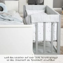 New ๐ฅ Roba 3in1 Stubenbett Beistellbett, Bank & Textile-Ausstattung - Sternenzauber Grau - Taupe ๐ฏ 8 New ๐ฅ Roba 3in1 Stubenbett Beistellbett, Bank & Textile-Ausstattung - Sternenzauber Grau - Taupe ๐ฏ -Live & Sleep Sales roba 3in1 stubenbett beistellbett bank textile ausstattung sternenzauber grau taupe 289153 tpv235 d2