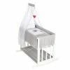 Coupon 😍 Roba 4in1 Stubenbett Beistellbett, Wiege und Bank & Textile-Ausstattung - Adam & Eule - Weiß ✔️