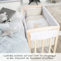 Hot Sale 👍 Roba 4in1 Stubenbett Beistellbett, Wiege und Bank & Textile-Ausstattung - Liebhabär - Natur ✨ 8 Hot Sale 👍 Roba 4in1 Stubenbett Beistellbett, Wiege und Bank & Textile-Ausstattung - Liebhabär - Natur ✨ -Live & Sleep Sales roba 4in1 stubenbett beistellbett wiege und bank textile ausstattung liebhabar natur 289154 nas105 d2