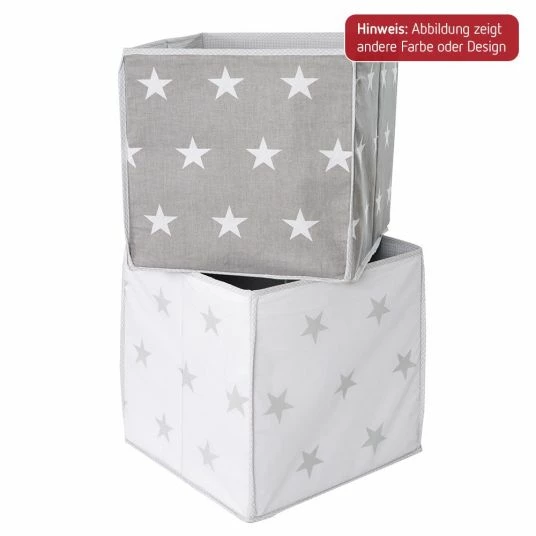 Best deal 🥰 Roba Storage box Little Stars - Grey ❤️ 2 Best deal 🥰 Roba Storage box Little Stars - Grey ❤️ - Image 2