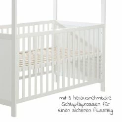 Promo 🛒 Roba Babybett und Kinderbett in Hausoptik 70 x 140 cm - Weiß ✔️ 9 Promo 🛒 Roba Babybett und Kinderbett in Hausoptik 70 x 140 cm - Weiß ✔️ -Live & Sleep Sales roba babybett und kinderbett in hausoptik 70 x 140 cm weiss 203121 wefs d3