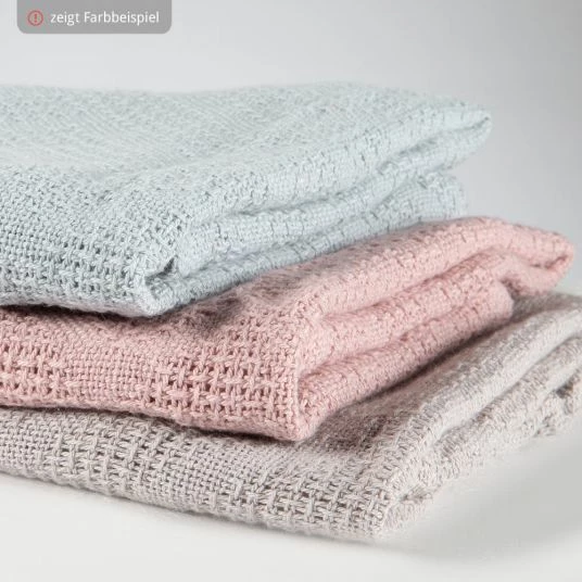 Best Pirce π Roba Baumwoll-Decke aus Organic Baumwolle - Strickoptik 80 x 80 cm - Lil Planet - Silbergrau π 6 Best Pirce π Roba Baumwoll-Decke aus Organic Baumwolle - Strickoptik 80 x 80 cm - Lil Planet - Silbergrau π - Image 6